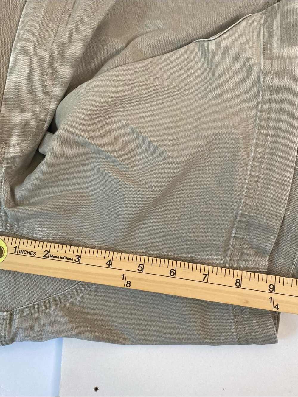 Duluth Trading Co Men's Flex Fire Hose Khaki Cargo Shorts Casual Utility 44 - Picture 6 of 6
